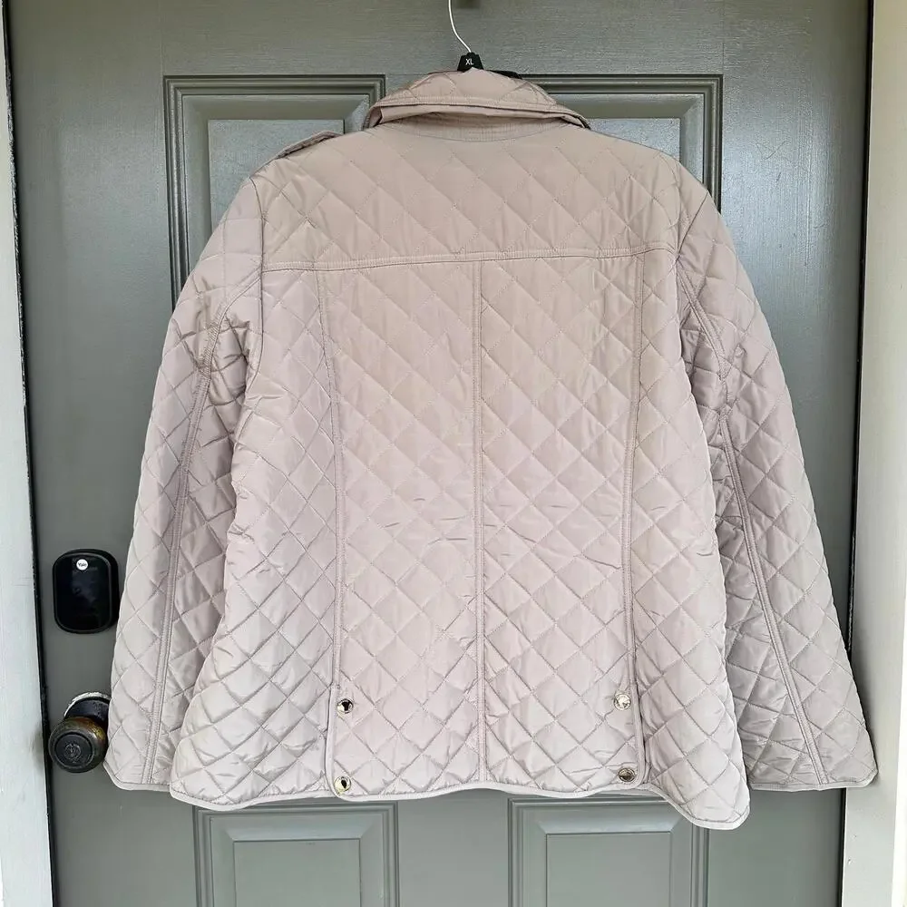 Michael Kors Quilted Button‎ Up Jacket XL - Picture 5 of 5